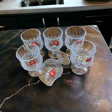 6 Pcs Short Water Juice Glass Set SMN0082