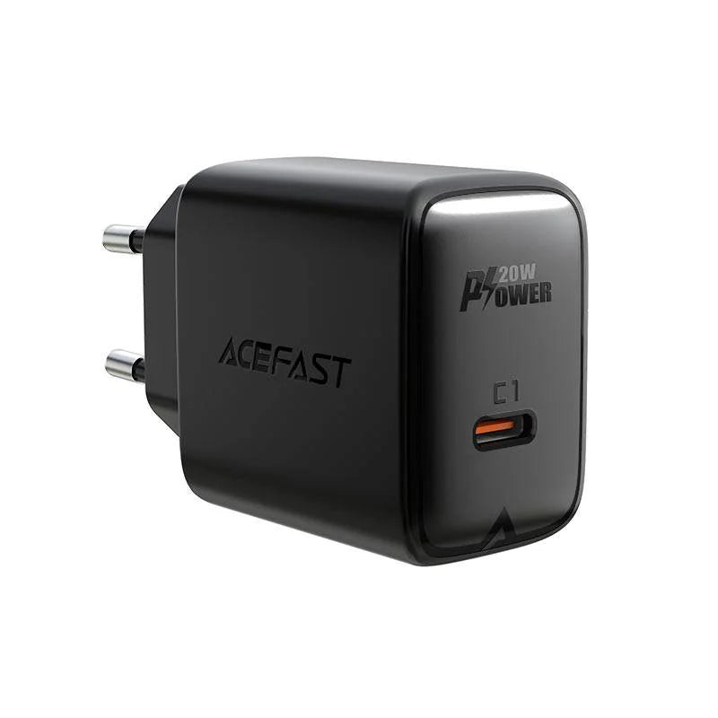 Acefast A1 PD3.0 20W (1xUSB-C) EU Black DEX1037