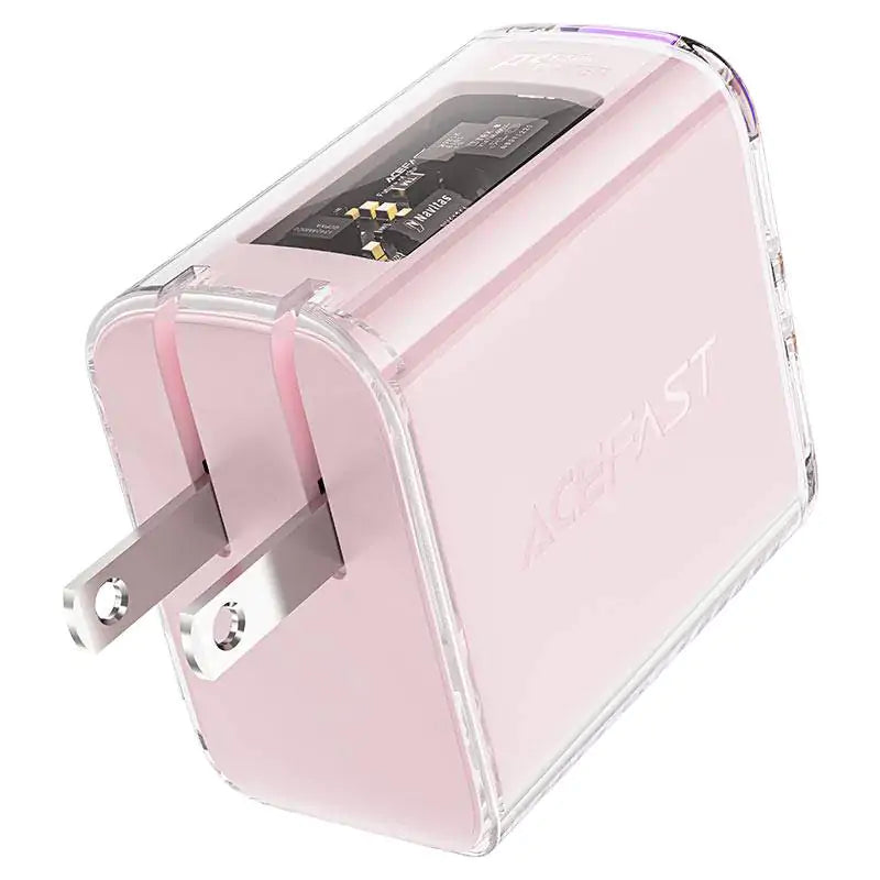 Acefast A47 PD65W GaN (2xUSB-C + USB-A) US Cherry Blossom DEX1051