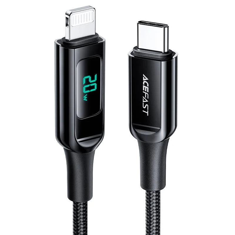 Acefast C6-01 USB-C to Lightning Black DEX1053