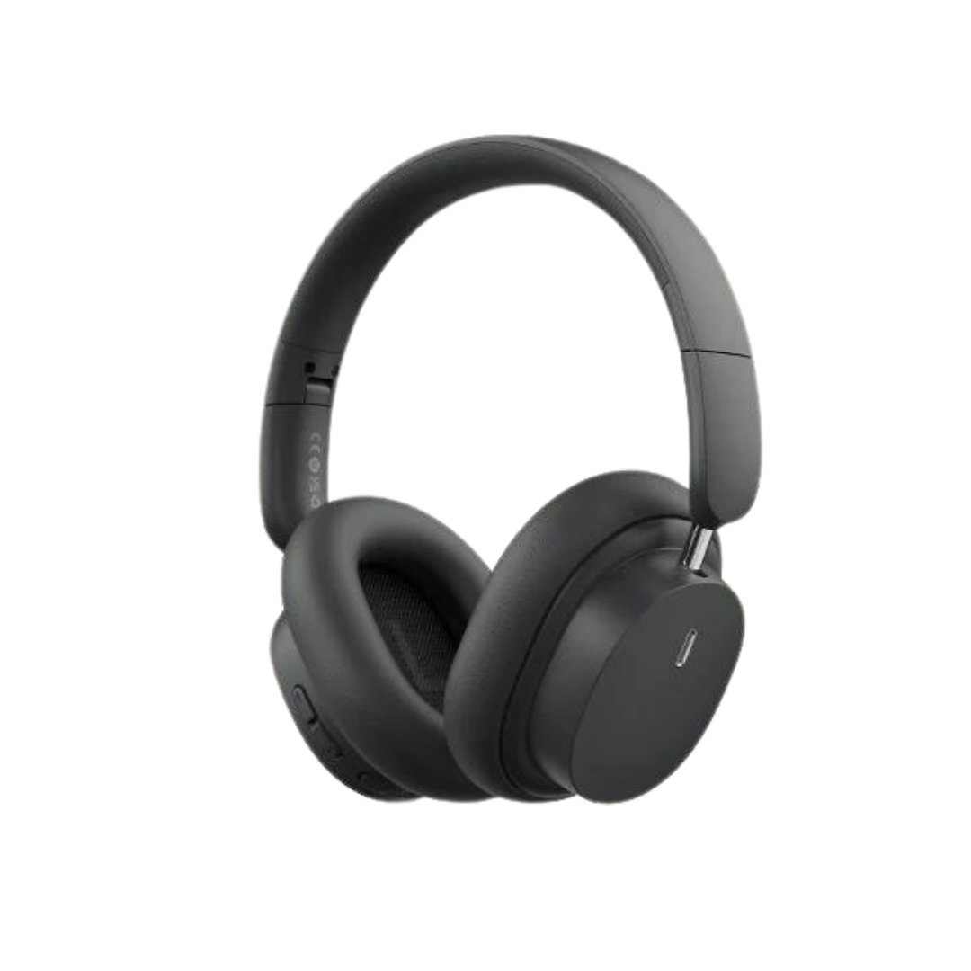 Baseus Headphone Bowie D05 Wireless Headphone Bluetooth 5.3 40mm Driver 70H Music Time A00024601113-00 -Grey BSU1051