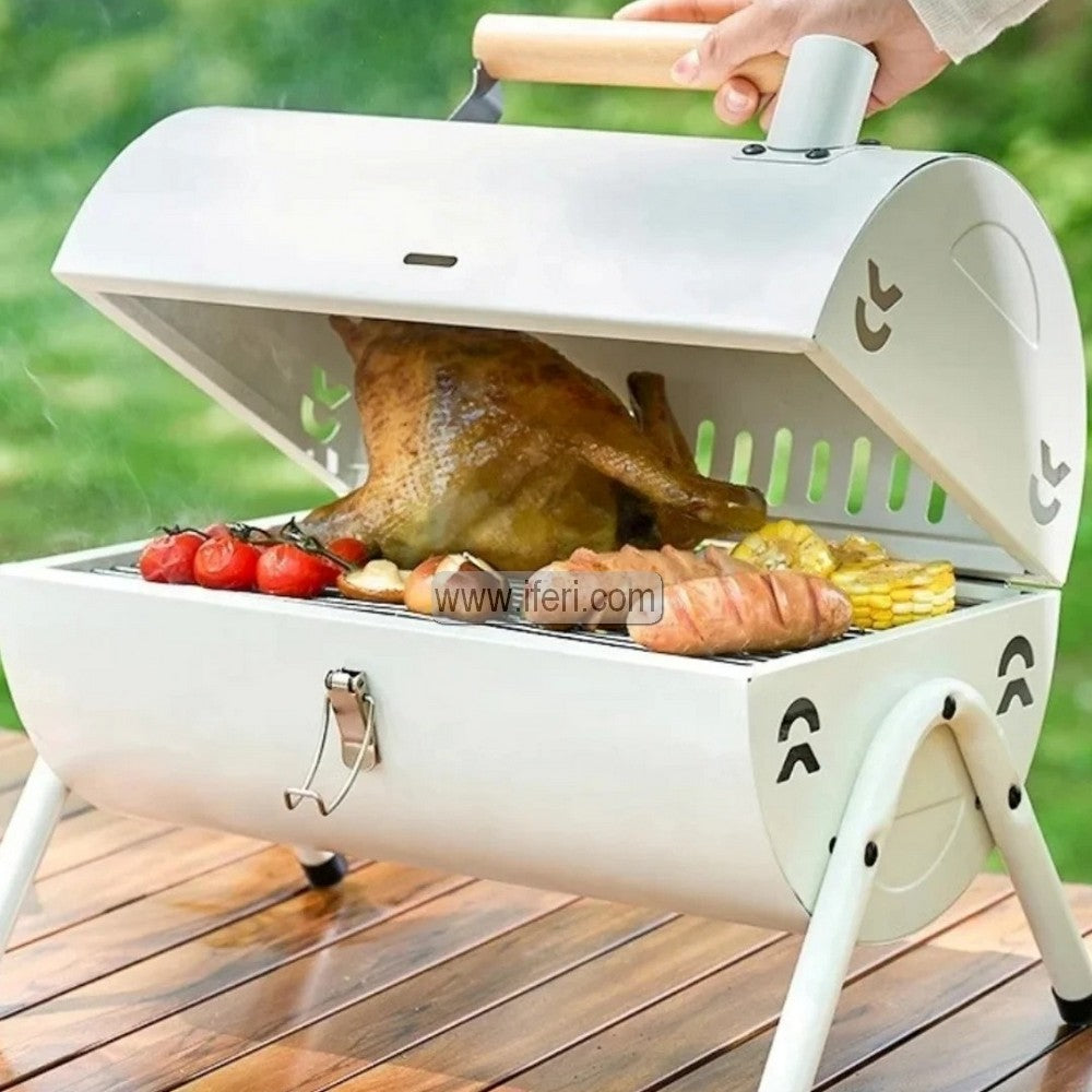 Portable Mini Barbecue Charcoal Grills with Handle CK18697-1