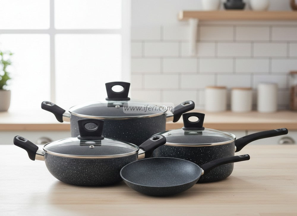 7 Pcs Kiam Non-stick Cookware Set BCG4001