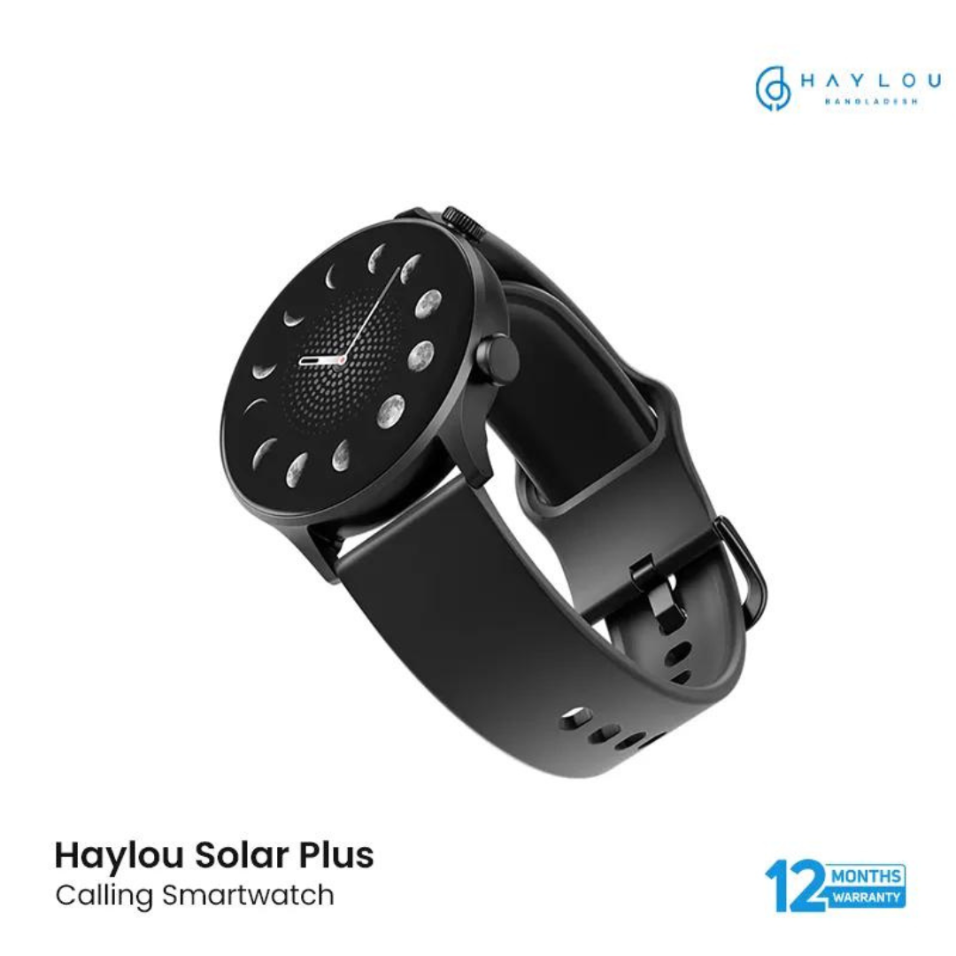 Haylou Solar Plus Calling Smartwatch LS16-Black MV033