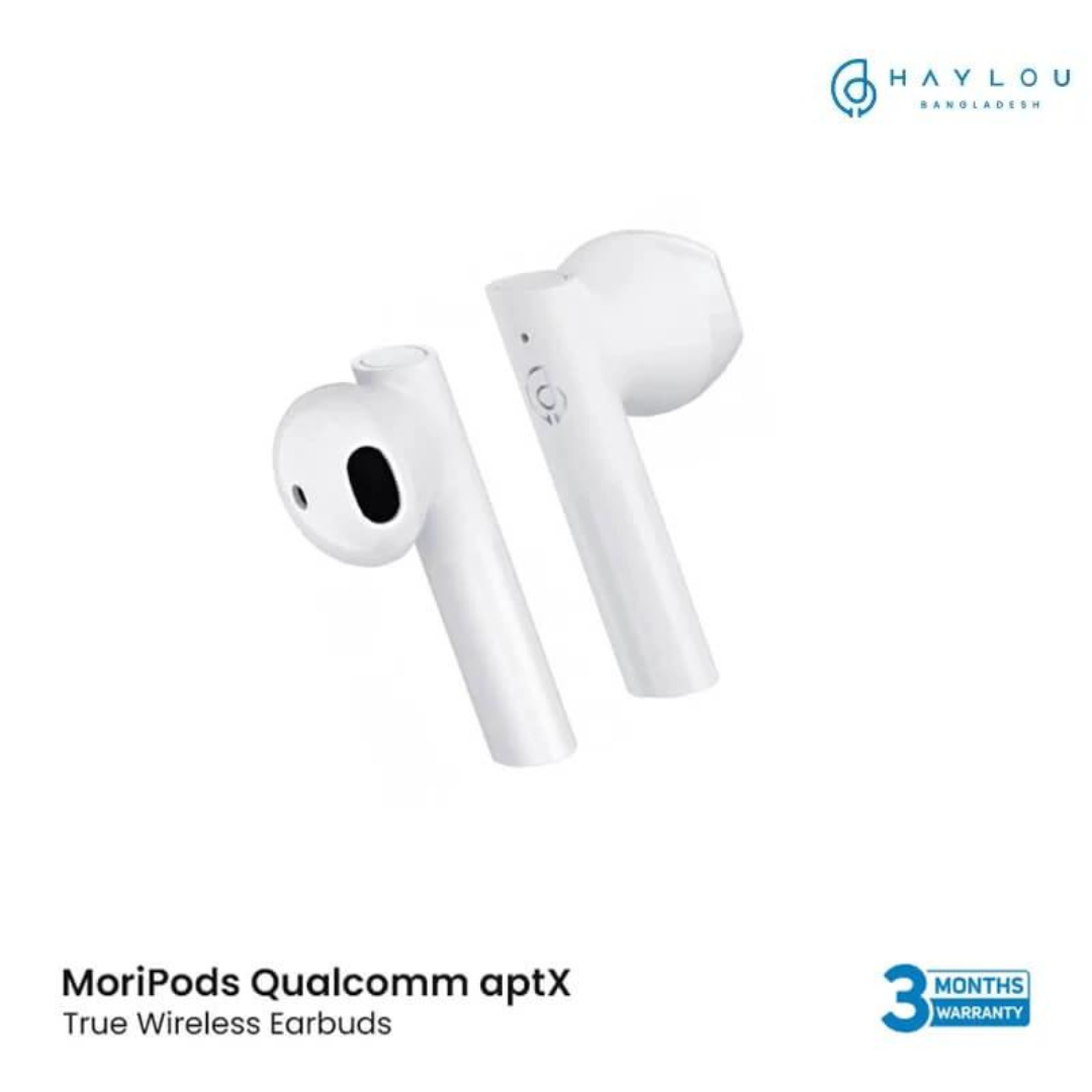 Haylou MoriPods Qualcomm aptX True Wireless Earbuds-White MV119