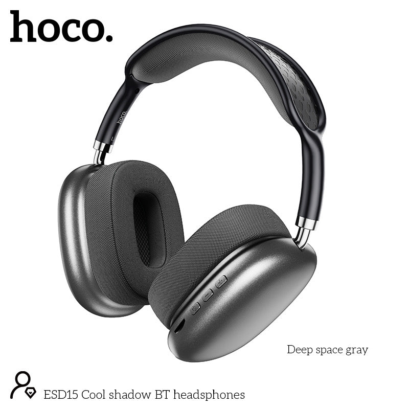 HOCO ESD15 Cool Shadow Bluetooth Headphone Black GDP1007