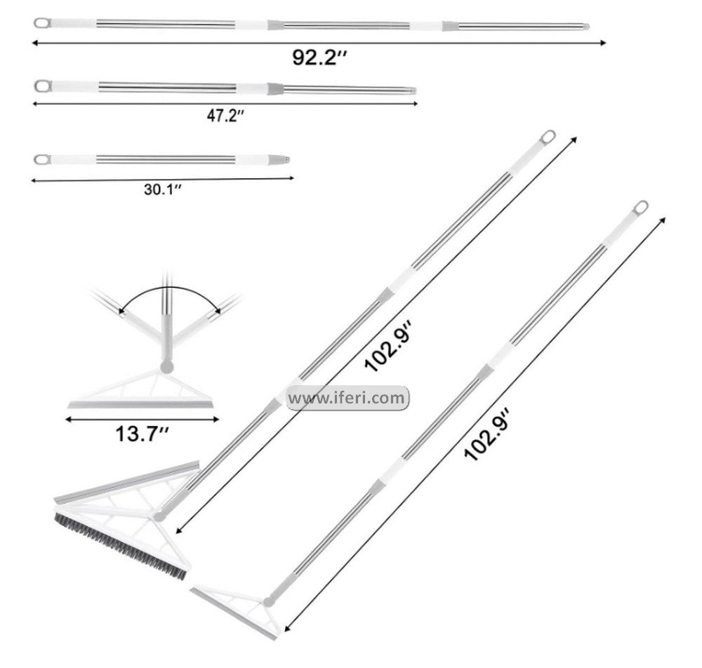 Multifunctional Bathroom Broom & Wiper RBN0007