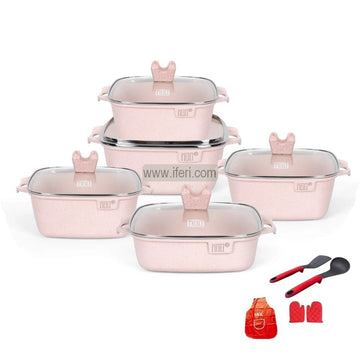 15 Pcs MGC Non-Stick Cookware Set SMN1860-3