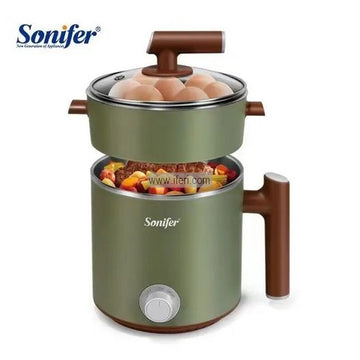 Sonifer 1.2L Double Part Multifunctional Electric Cooker SF-1505 (Green)