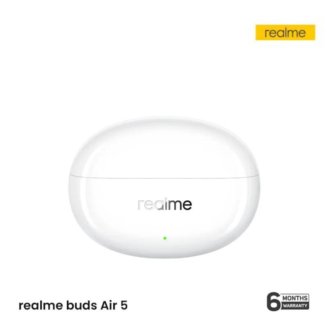 Realme Buds Air 5 50dB (ANC) TWS Earbuds-White MV127