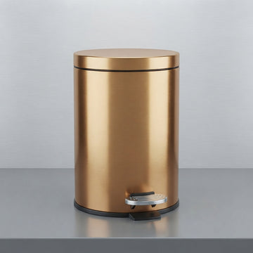 5 Liter Metal Hydraulic Pedal Bin, Waste Bin ALP0009