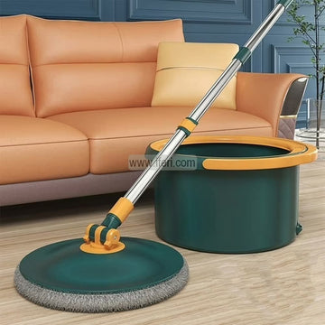 360 Degree Rotating Spinning Mop and Dual Chamber Water Filtration System Bucket Set AnZ009