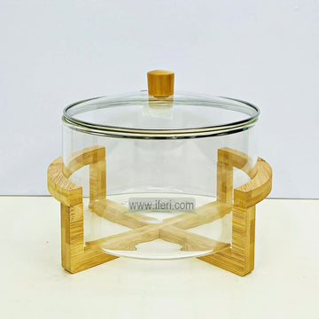 3.5 Liter Borosilicate Glass Casserole with Stand TB1595