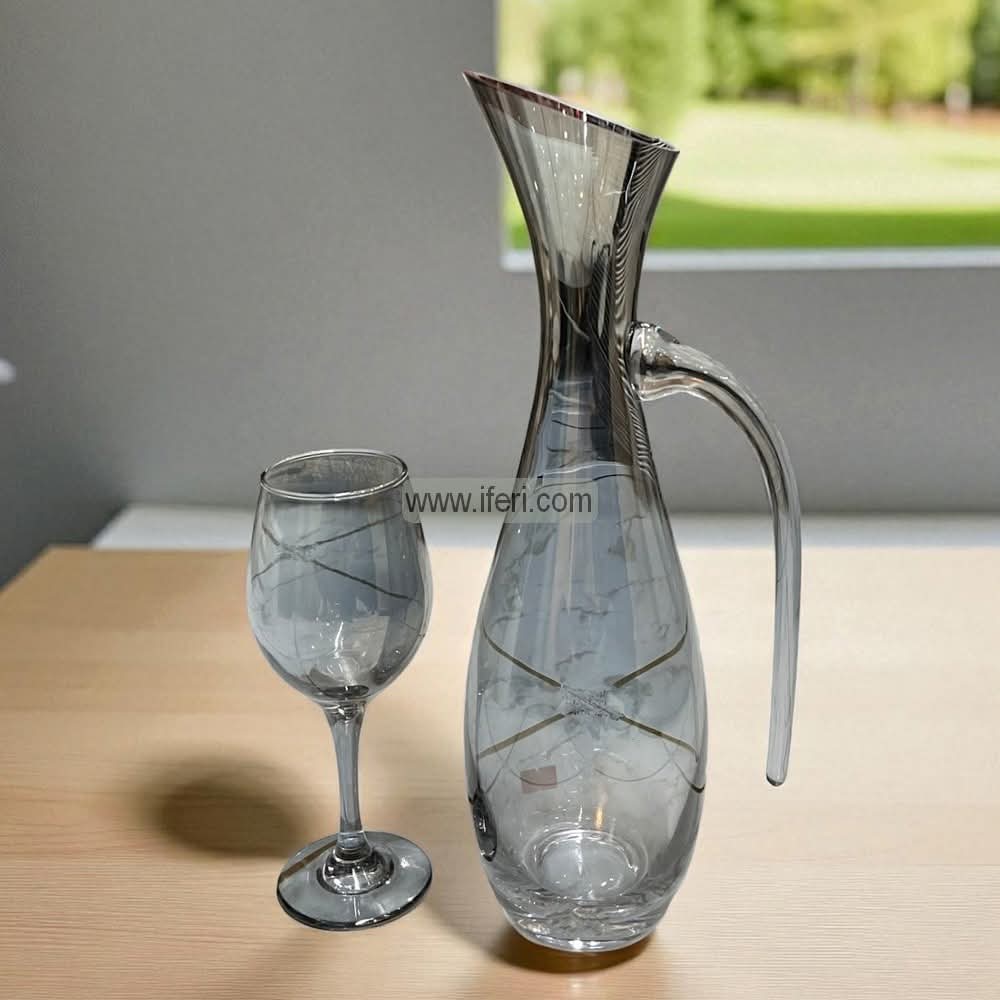 7 Pcs Exclusive Glass Water Juice Jug & Glass Set GA8344