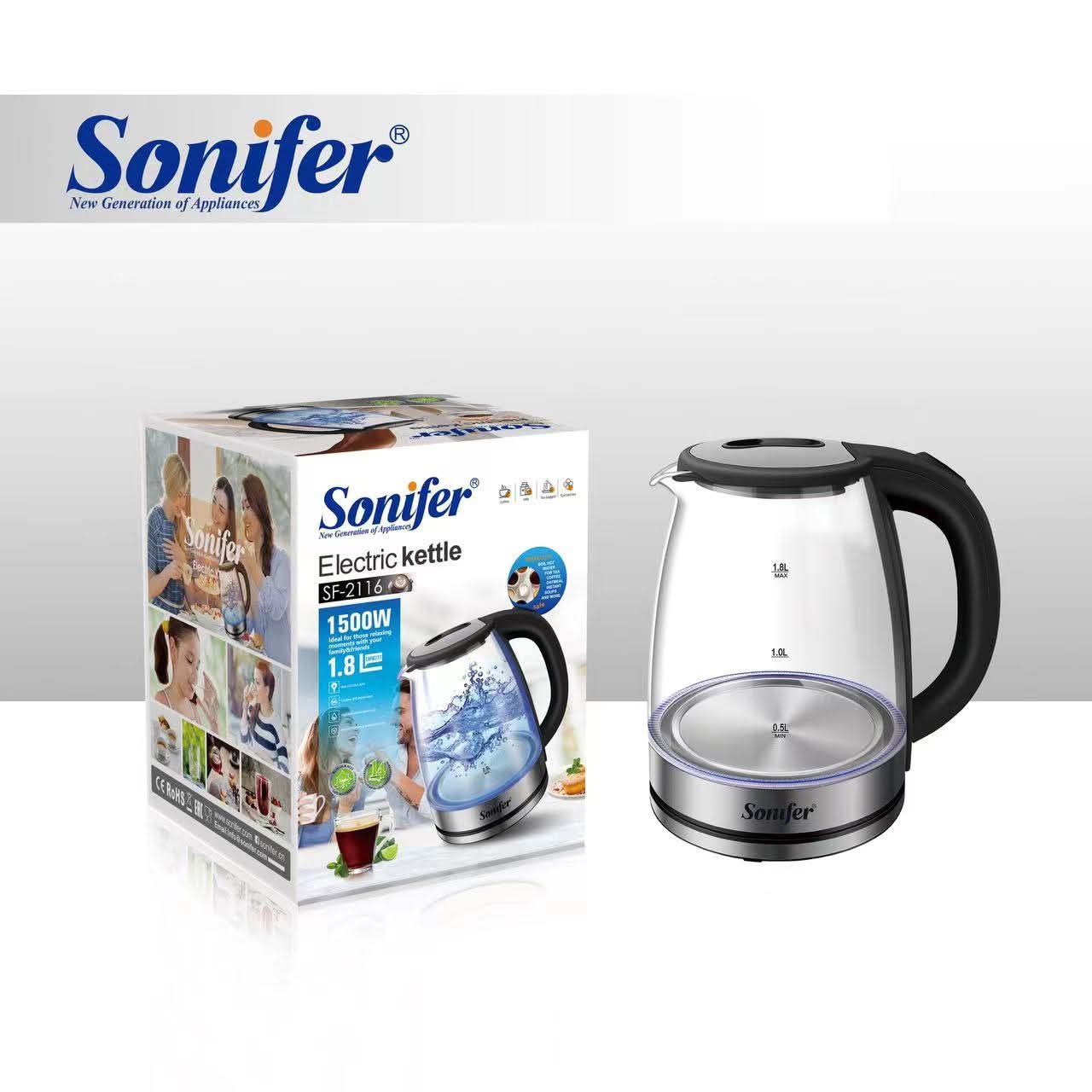 Sonifer 1.8 Liter Electric Kettle SF-2116