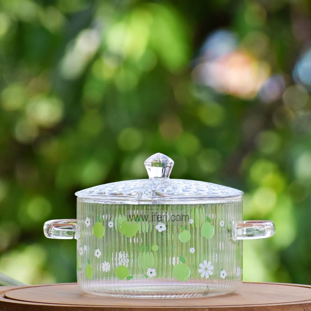 1.8 Liter Heat Resistant Borosilicate Glass Cooking Pot BS074