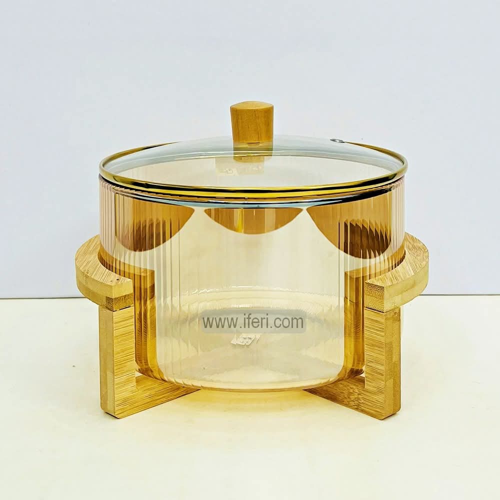 3.5 Liter Borosilicate Glass Casserole with Stand TB1597