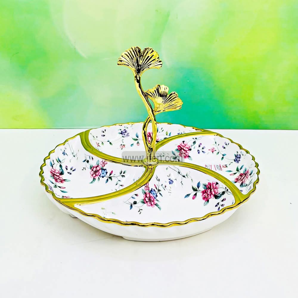 4 Part Ceramic Appetizer, Condiment, Dry Fruit Serving Dish FT1528