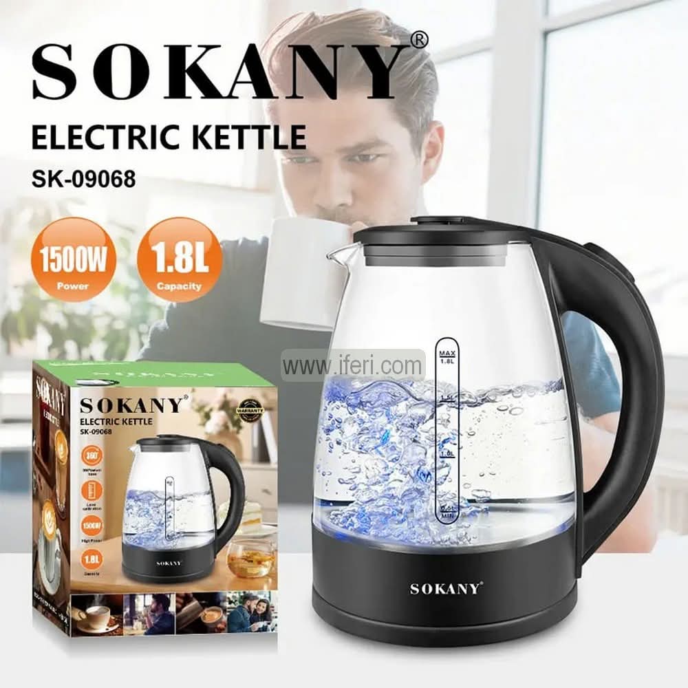 Sokany 1.8 Liter Electric Kettle SK-09068