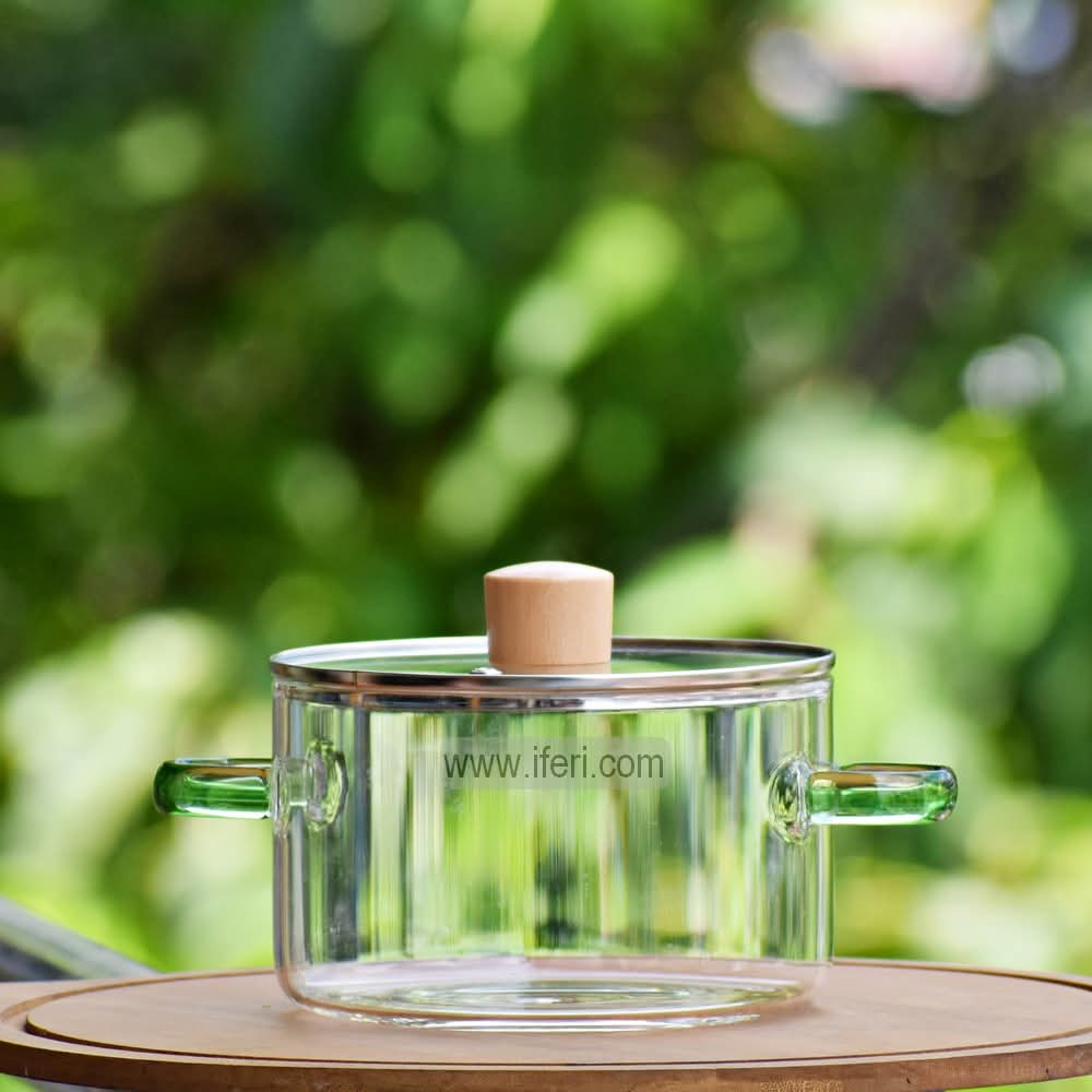 1.8 Liter Heat Resistant Borosilicate Glass Cooking Pot BS078