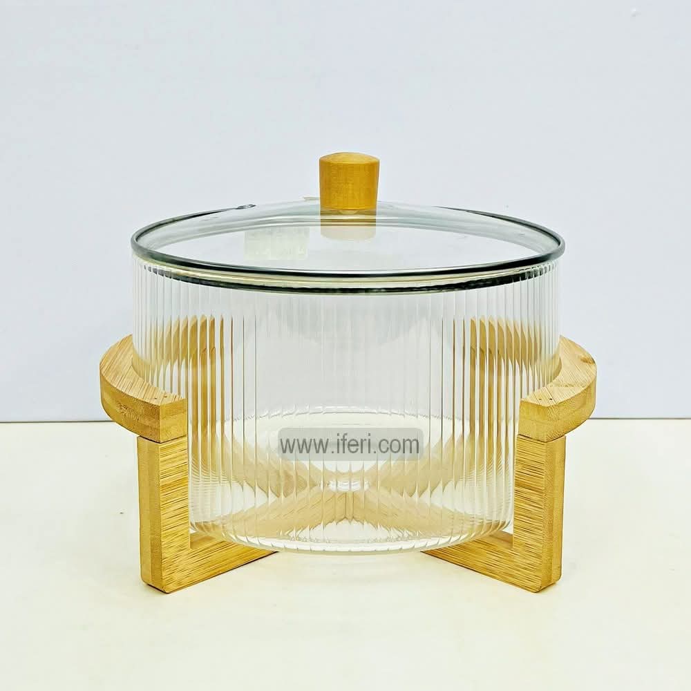 3.5 Liter Borosilicate Glass Casserole with Stand TB1596