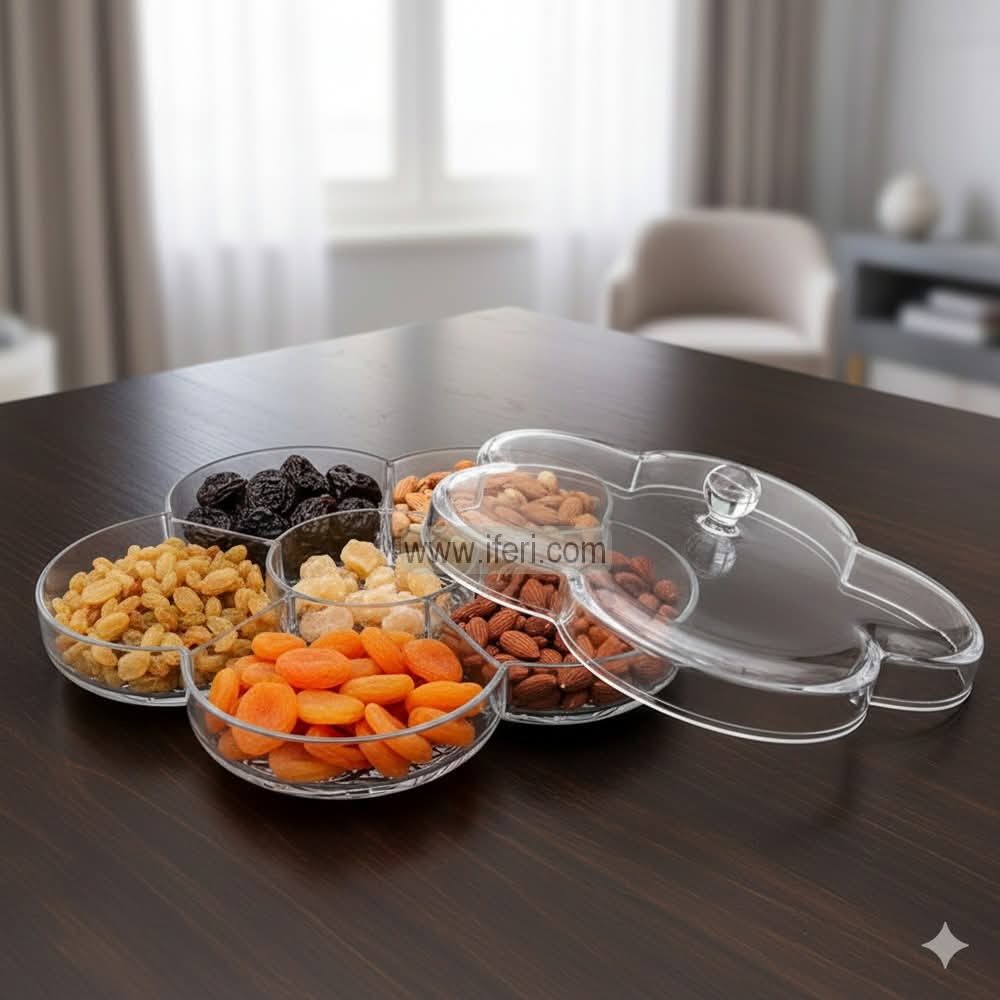 6 Part Acrylic Candy Box, Storage Box, Appetizer Box DL6863