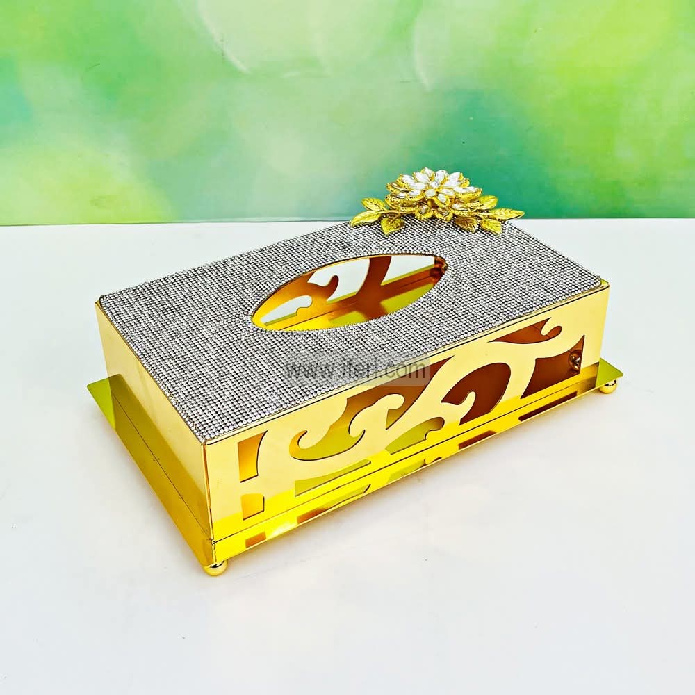 9.2 Inch Exclusive Metal Decorative Tissue Box 
FT1539