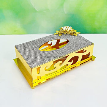 9.2 Inch Exclusive Metal Decorative Tissue Box 
FT1539