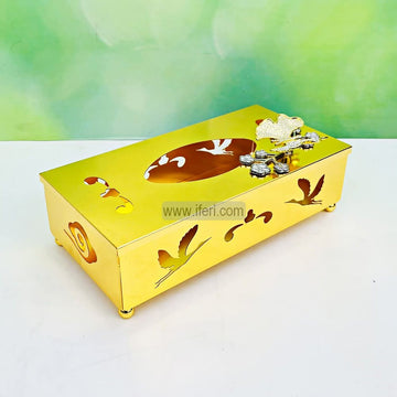 9.8 Inch Exclusive Metal Decorative Tissue Box 
FT1541