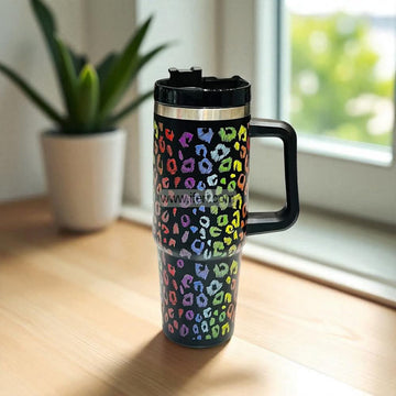 9.3 Inch Ladies Coffee Cup, Vacuum Cup, Tumbler with Handle GA8338