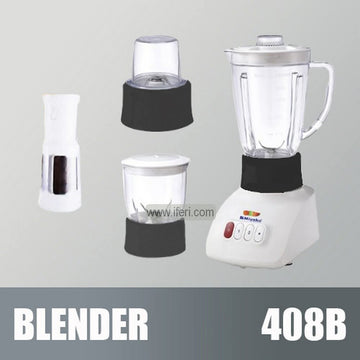 Miyako 400W 3 in 1 Mixer Grinder Blender 408B