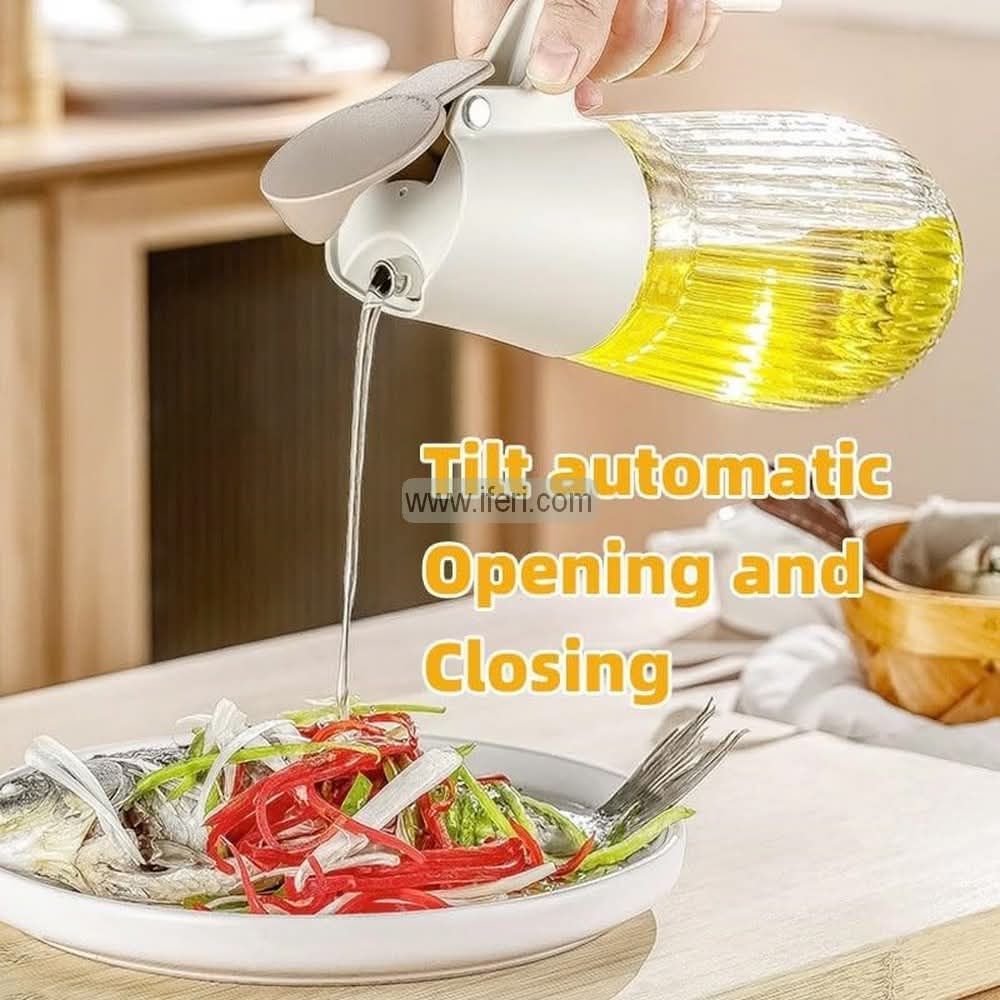 500ml Glass Oil Vinegar Dispenser Bottle, Jar EB21501