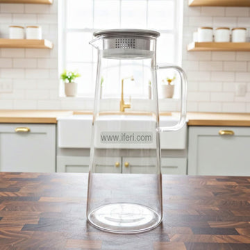 9.5 Inch Borosilicate Glass Water Juice Jug DL6899