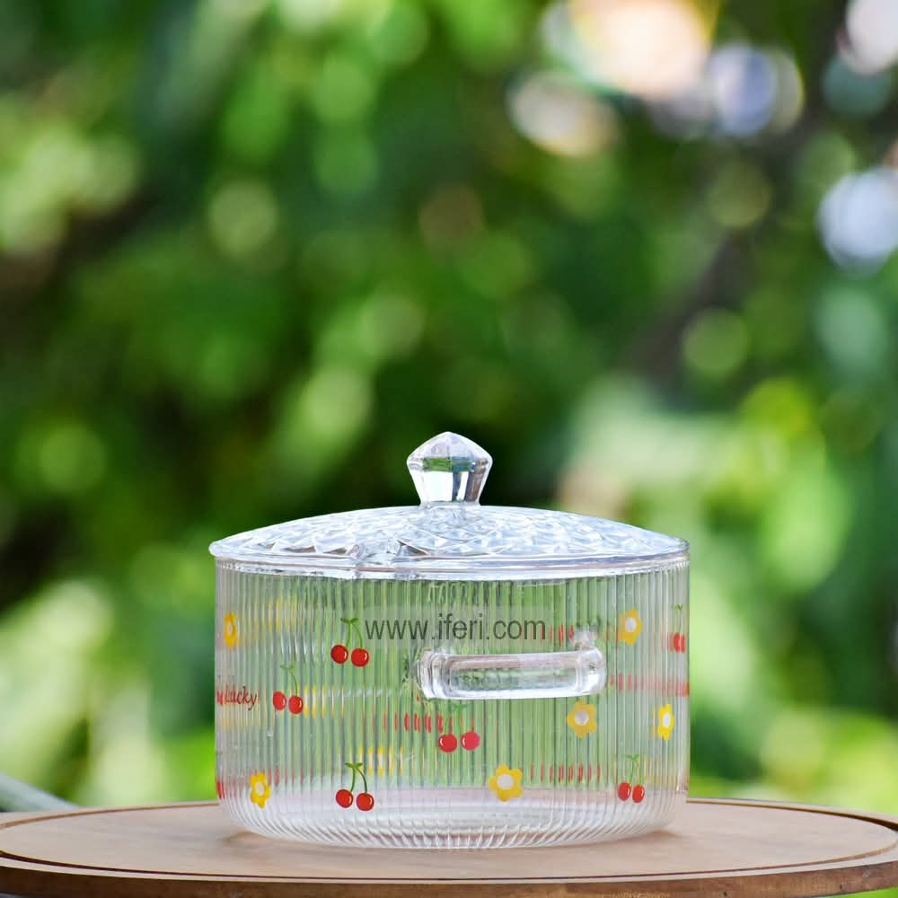 1.8 Liter Heat Resistant Borosilicate Glass Cooking Pot BS075