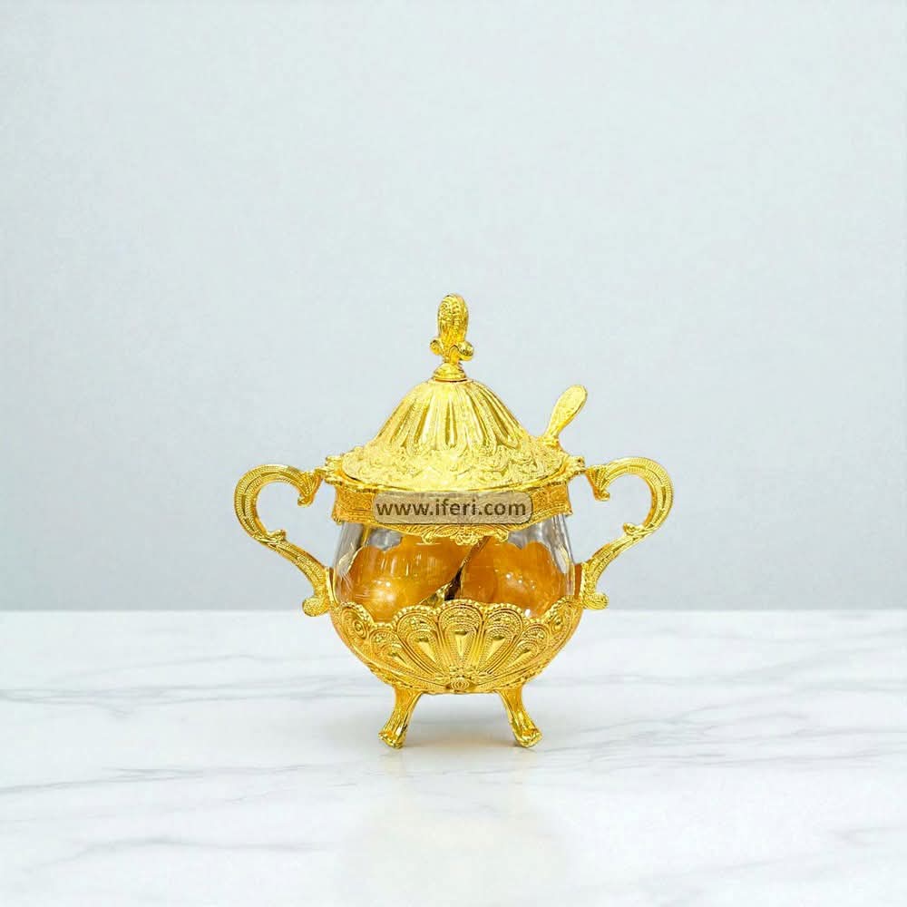 4 Inch Glass Sugar Pot MT613