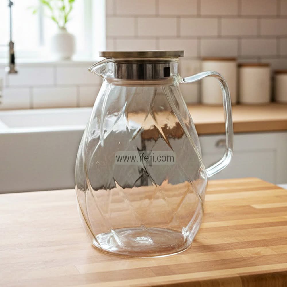 8.8 Inch Borosilicate Glass Water Juice Jug DL6909