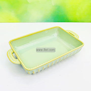 9.5 Inch Rectangle Shaped Exclusive Ceramic Casserole Dish RY3361