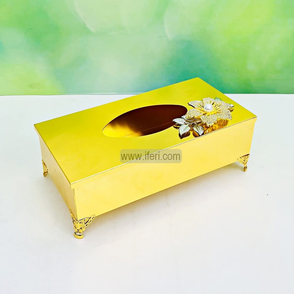 9.8 Inch Exclusive Metal Decorative Tissue Box 
FT1540