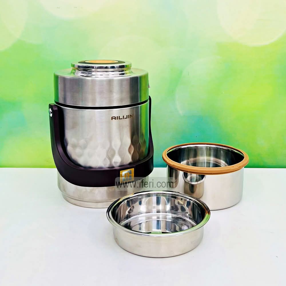 2 Layer Stainless Steel Airtight Lunch Carrier, Tiffin Carrier TB1604
