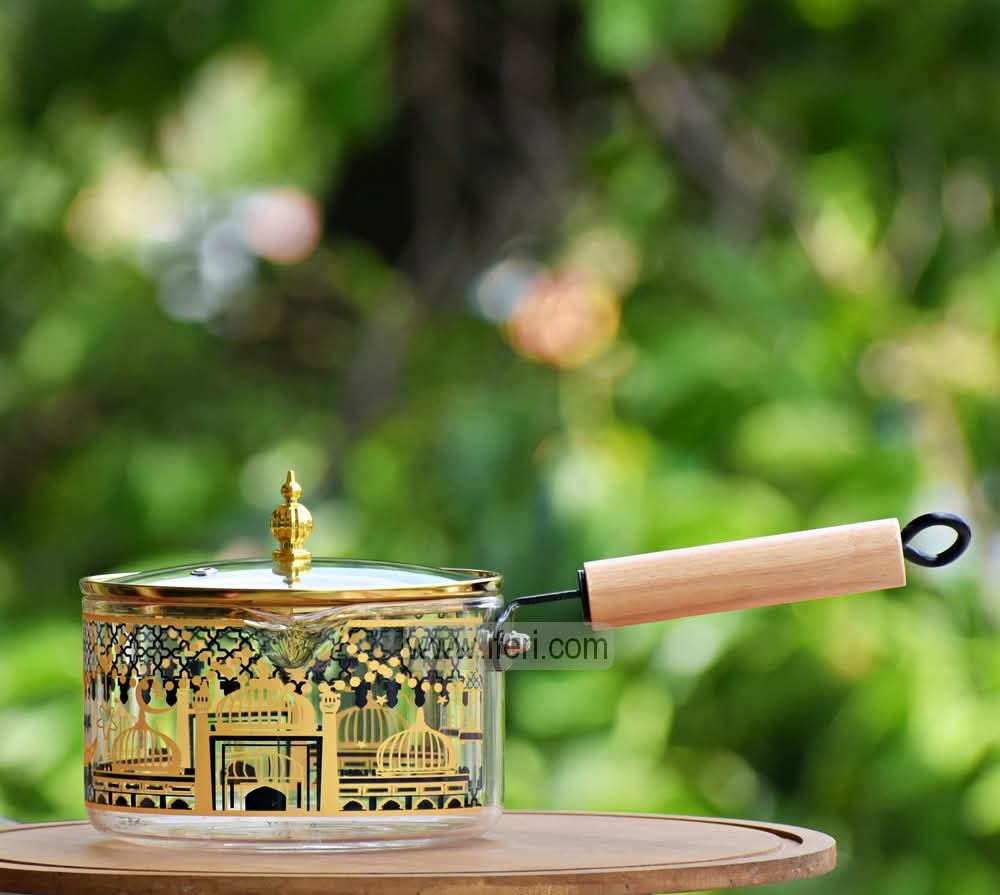 1.8 Liter Heat Resistant Borosilicate Glass Cooking Pot, Milk Pan BS081