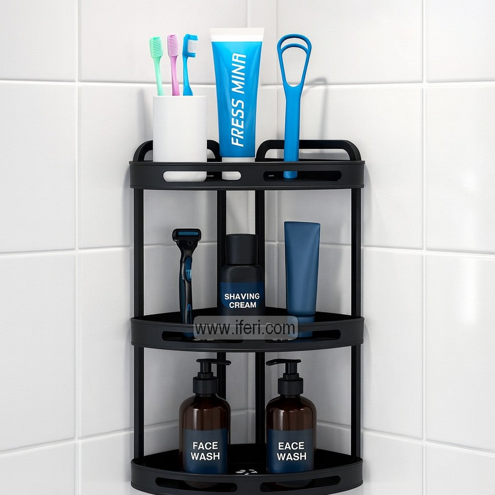 3 Tier Wall Hanging Aluminium Corner Shelf ALP2205-1