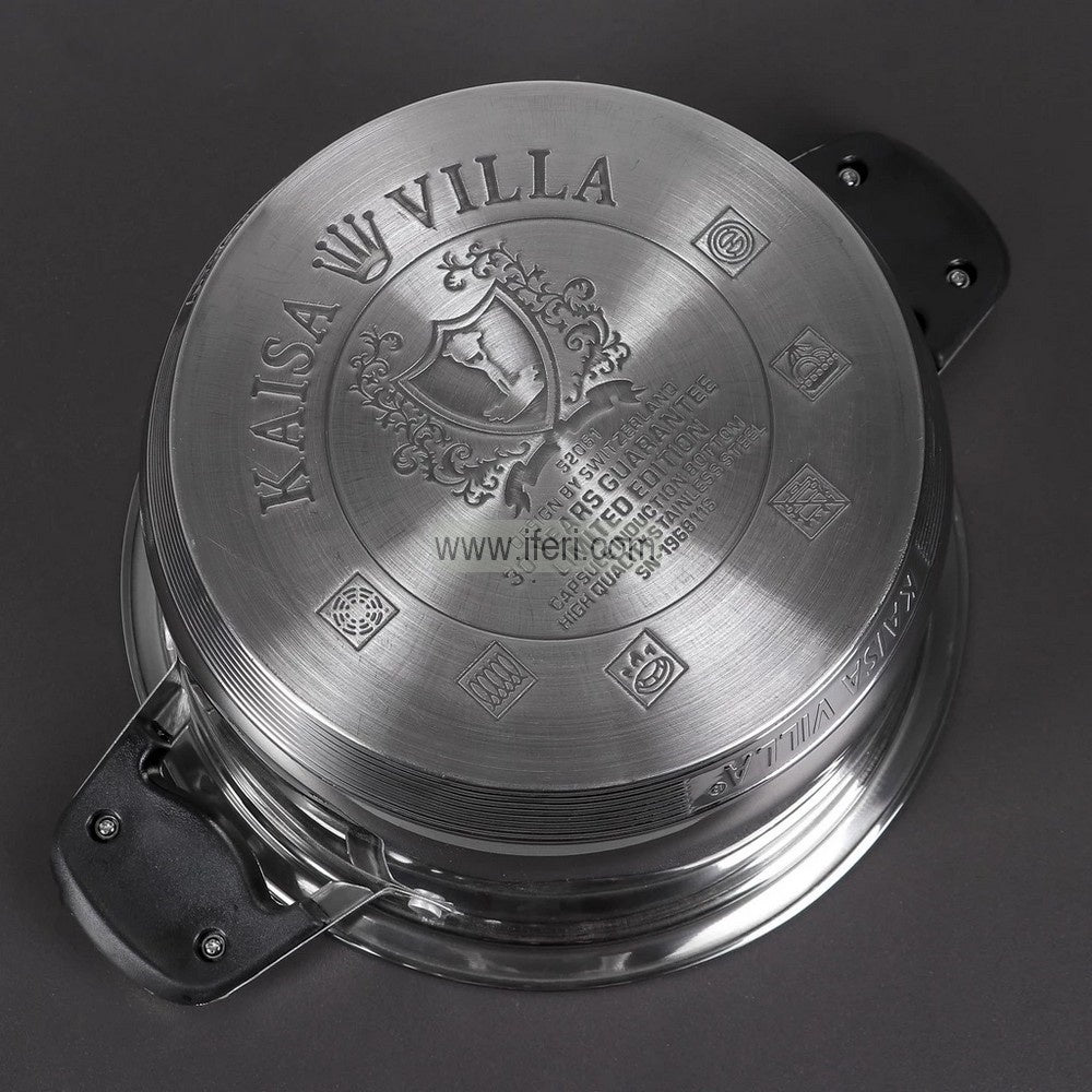 21 Pcs Kaisa Villa Stainless Steel Cookware Set with Lid KV-21G
