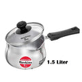 1.5 Liter Hawkins Stainless Steel Tea Milk Pan With Glass Lid ALM2040 - Price in BD at iferi.com