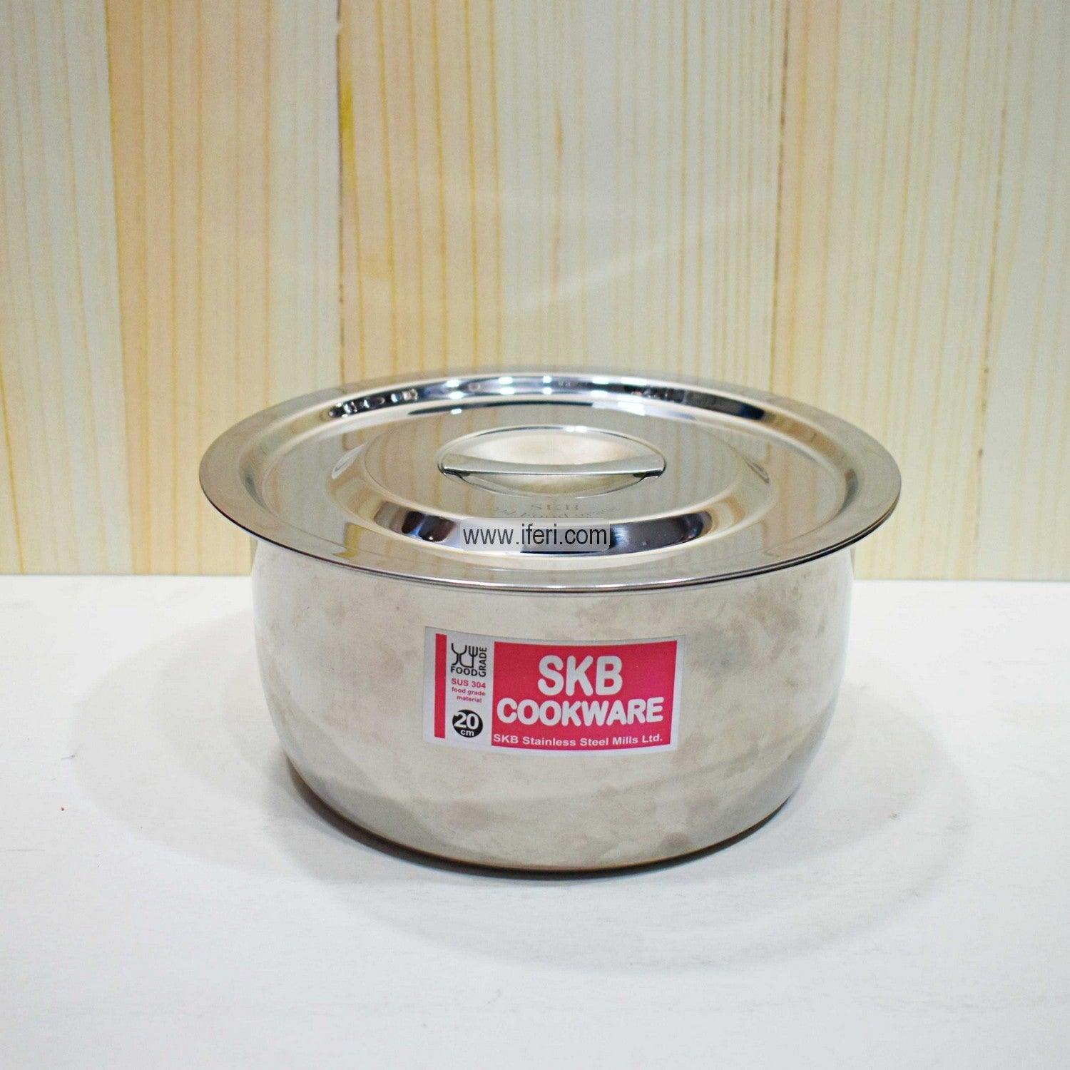 20 cm SKB Stainless Steel BD Pan SN0703-2 Price in Bangladesh - iferi.com