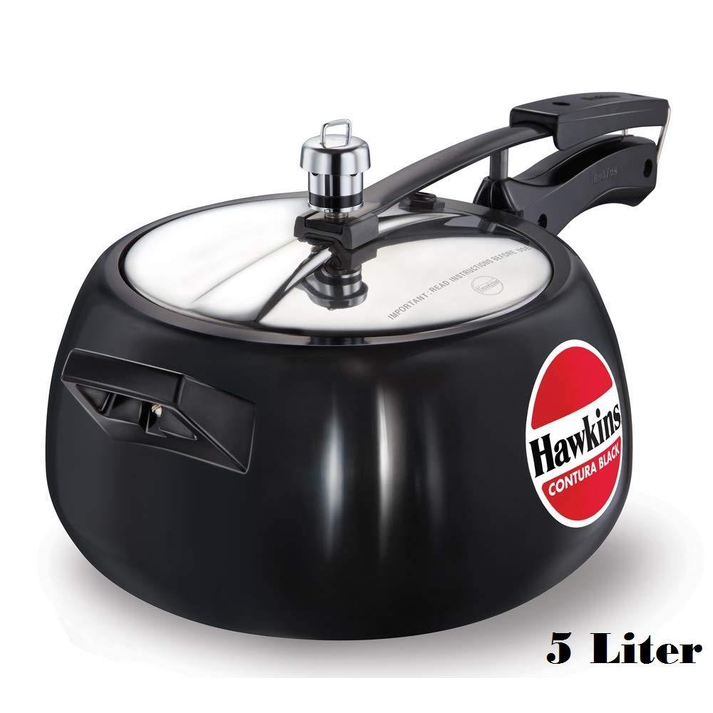 5 Litre Original Hawkins Contura Black Pressure Cooker IQ7080 - Price in BD at iferi.com