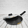 25 cm Futura Hard Anodised Frying Pan With SS Lid KSM9881 - Price in BD at iferi.com