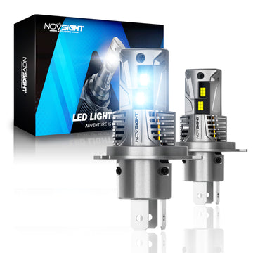 NovSight N62 LED Light H4 Socket For Car & Bike (1 piece) -1 Year Warranty