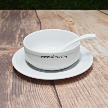 18 pcs White Ceramic Soup Set SN4861 Price in Bangladesh - iferi.com