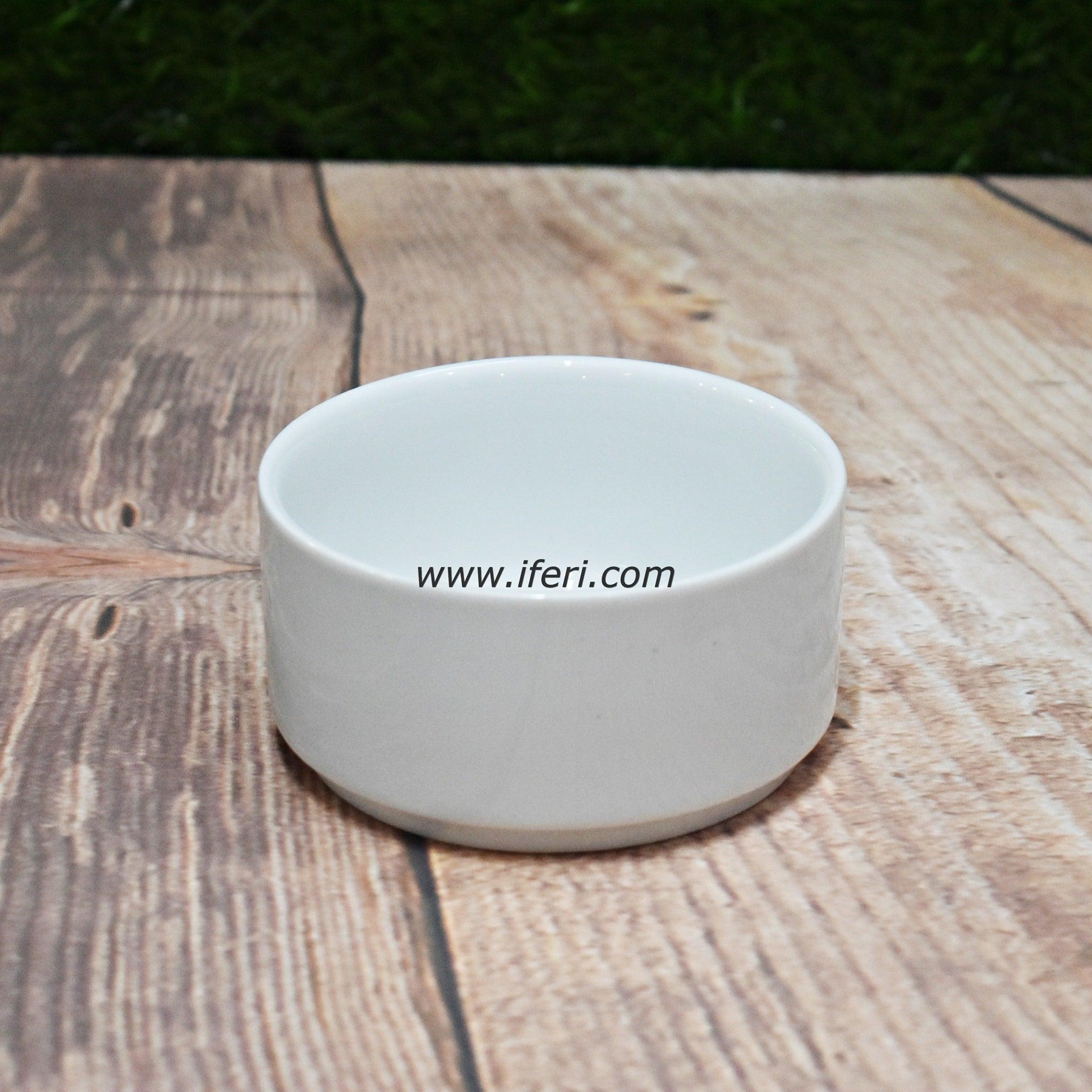 4 inch White Ceramic Soup Bowl SN4865 Price in Bangladesh - iferi.com