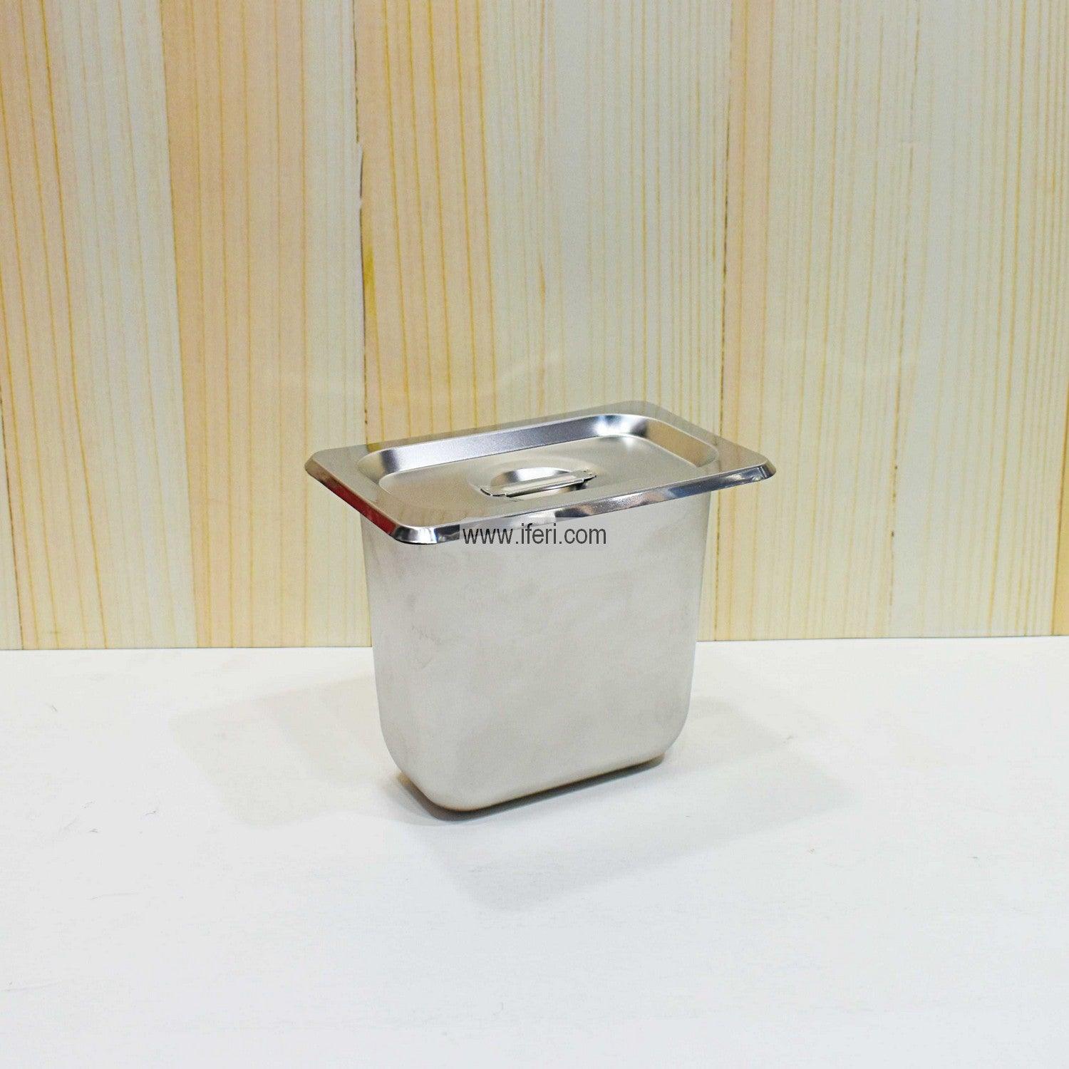 6.8 Inch Stainless Steel Food Pan with Lid SN0576 Price in Bangladesh - iferi.com
